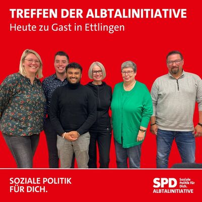 v.l.n.r. Corinna Deckenhoff, Jon Mavraj, Assad Husain, Sonja Steinmann, Gabi Bitter und Volker Schloeder